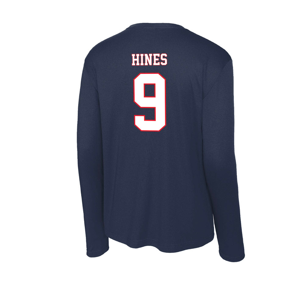 UConn - NCAA Men's Basketball : Na'Jai Hines - Activewear Long Sleeve T-Shirt-1