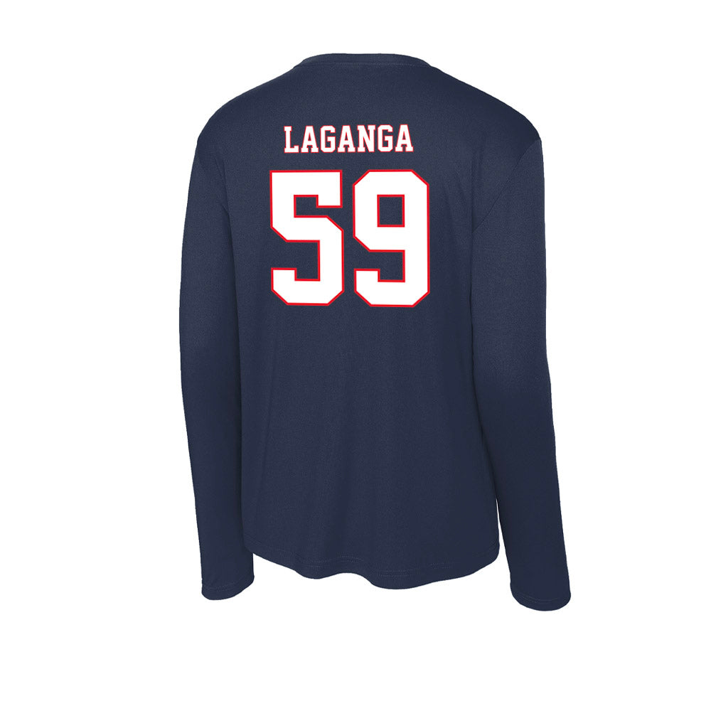 UConn - NCAA Football : David LaGanga - Activewear Long Sleeve T-Shirt-1