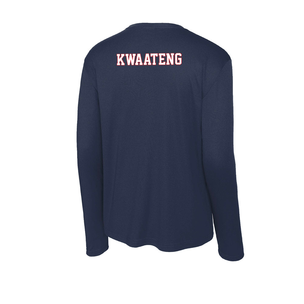 UConn - Men's Track & Field Legends : Richmond Kwaateng - Activewear Long Sleeve T-Shirt-1