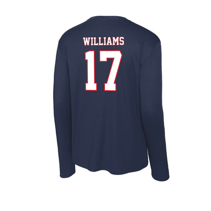 UConn - NCAA Football : Teddy Williams - Activewear Long Sleeve T-Shirt-1