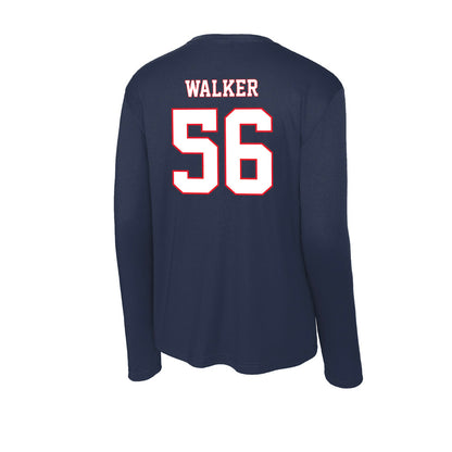 UConn - NCAA Football : Tamarus Walker - Activewear Long Sleeve T-Shirt-1