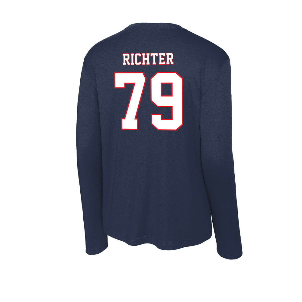 UConn - NCAA Football : Christian Richter - Activewear Long Sleeve T-Shirt-1