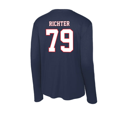 UConn - NCAA Football : Christian Richter - Activewear Long Sleeve T-Shirt-1