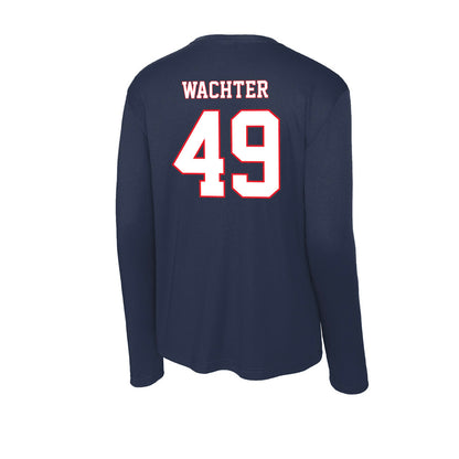 UConn - NCAA Baseball : Nater Wachter - Activewear Long Sleeve T-Shirt-1
