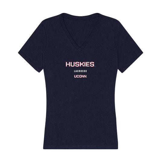 UConn - NCAA Women's Lacrosse : Jillian Terlizzi - Women's V-Neck T-Shirt-0