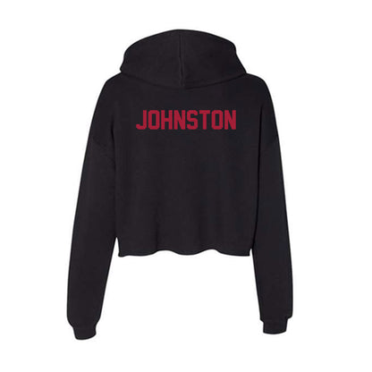 Alabama - Women's Gymnastics Alumni : Ashley Johnston - Women's Crop Fleece Hoodie-1