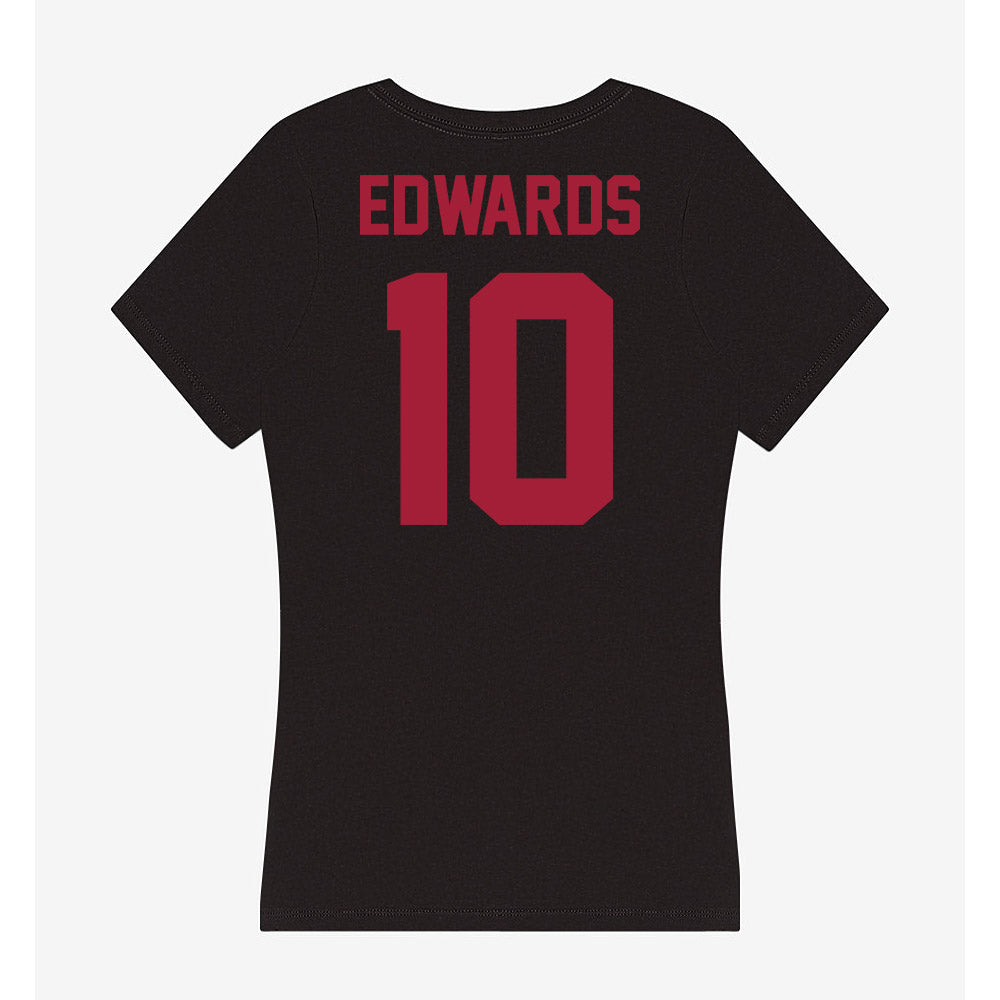 Alabama - NCAA Football : Jireh Edwards - Women's V-Neck T-Shirt-1