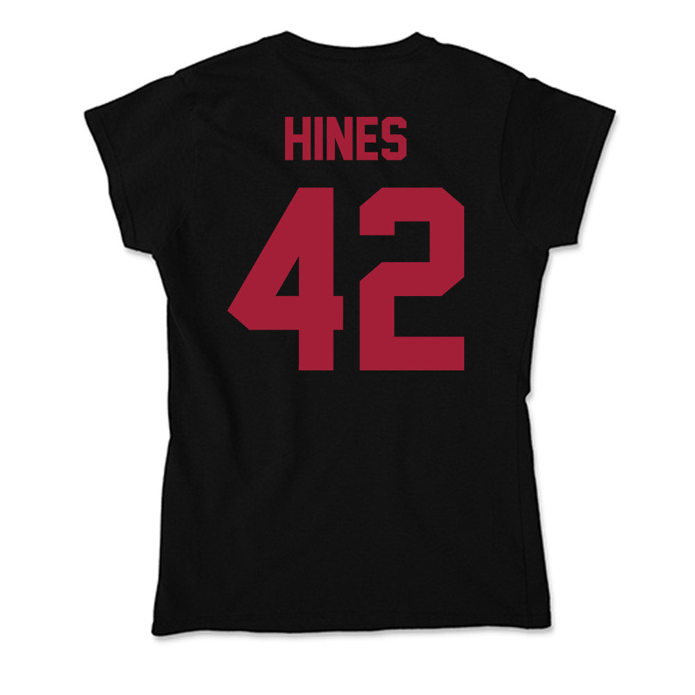 Alabama - NCAA Baseball : Eric Hines - Soft Style Women’s T-Shirt-1