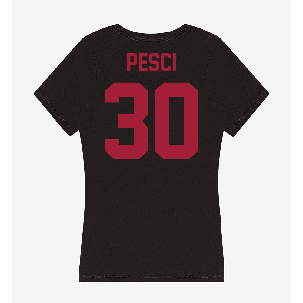 Alabama - NCAA Baseball : Anthony Pesci - Women's V-Neck T-Shirt-2