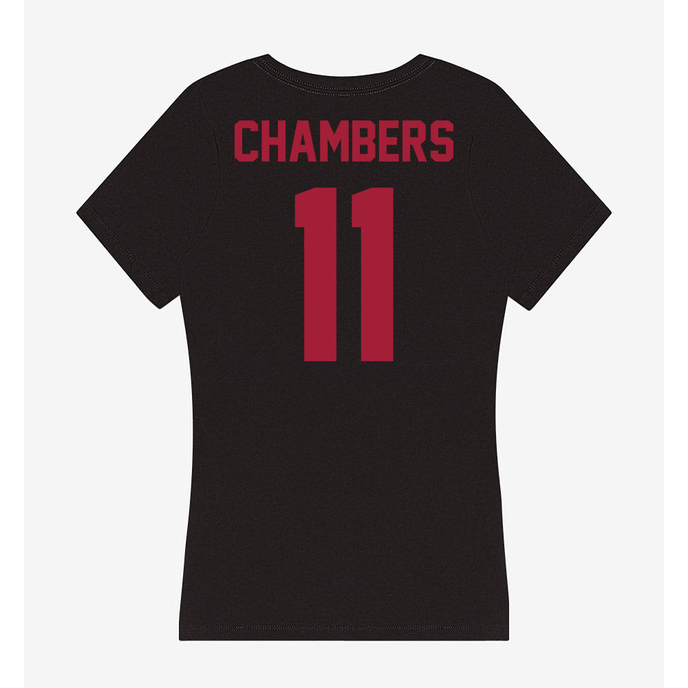 Alabama - NCAA Women's Basketball : Tianna Chambers - Women's V-Neck T-Shirt-3