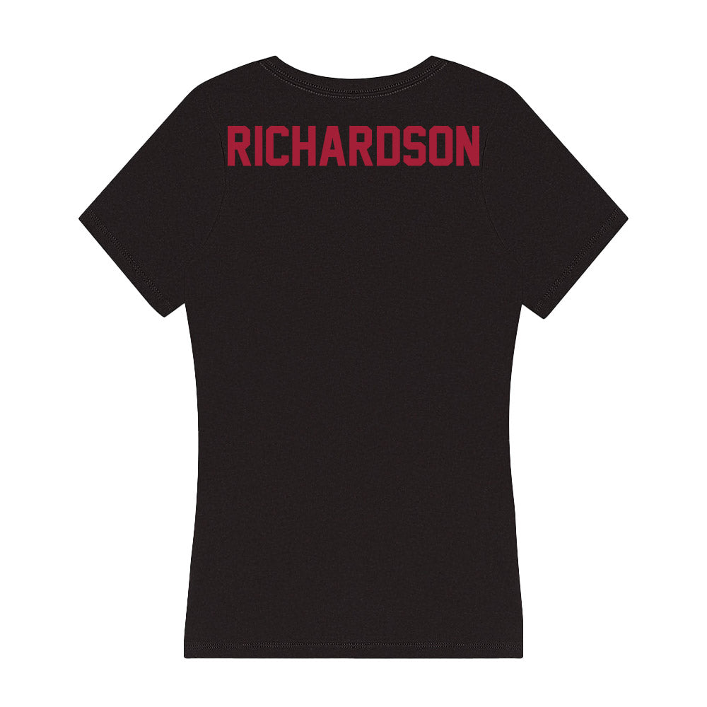 Alabama - Men's Track & Field (Indoor) Alumni : Charodd Richardson - Women's V-Neck T-Shirt-1