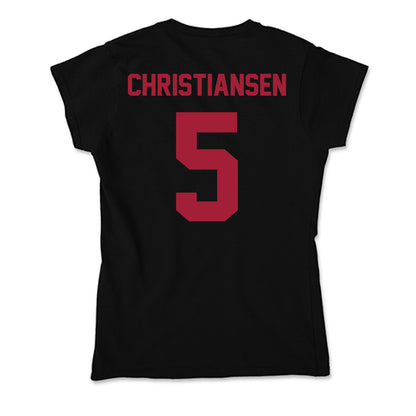 Alabama - NCAA Baseball : Sam Christiansen - Soft Style Women’s T-Shirt-1