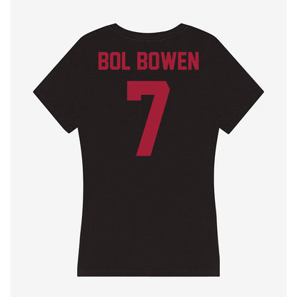 Alabama - NCAA Men's Basketball : Taylor Bol Bowen - Women's V-Neck T-Shirt-3
