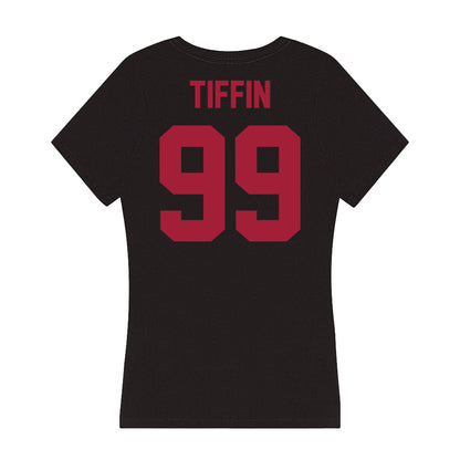 Alabama - Football Alumni : Leigh Tiffin - Women's V-Neck T-Shirt-1