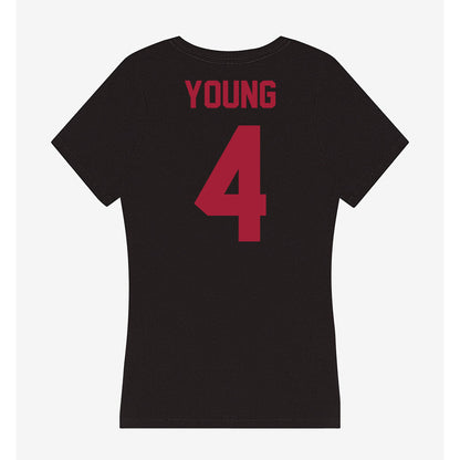 Alabama - NCAA Softball : Jena Young - Women's V-Neck T-Shirt-3