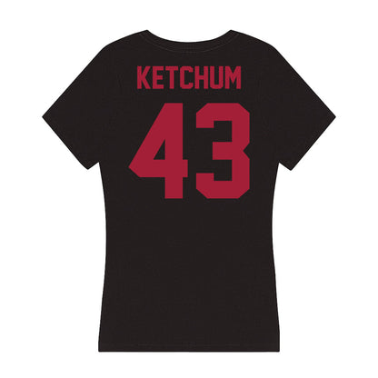 Alabama - NCAA Baseball : Jack Ketchum - Women's V-Neck T-Shirt-2
