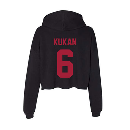 Alabama - NCAA Women's Soccer : Kiley Kukan - Women's Crop Fleece Hoodie-1