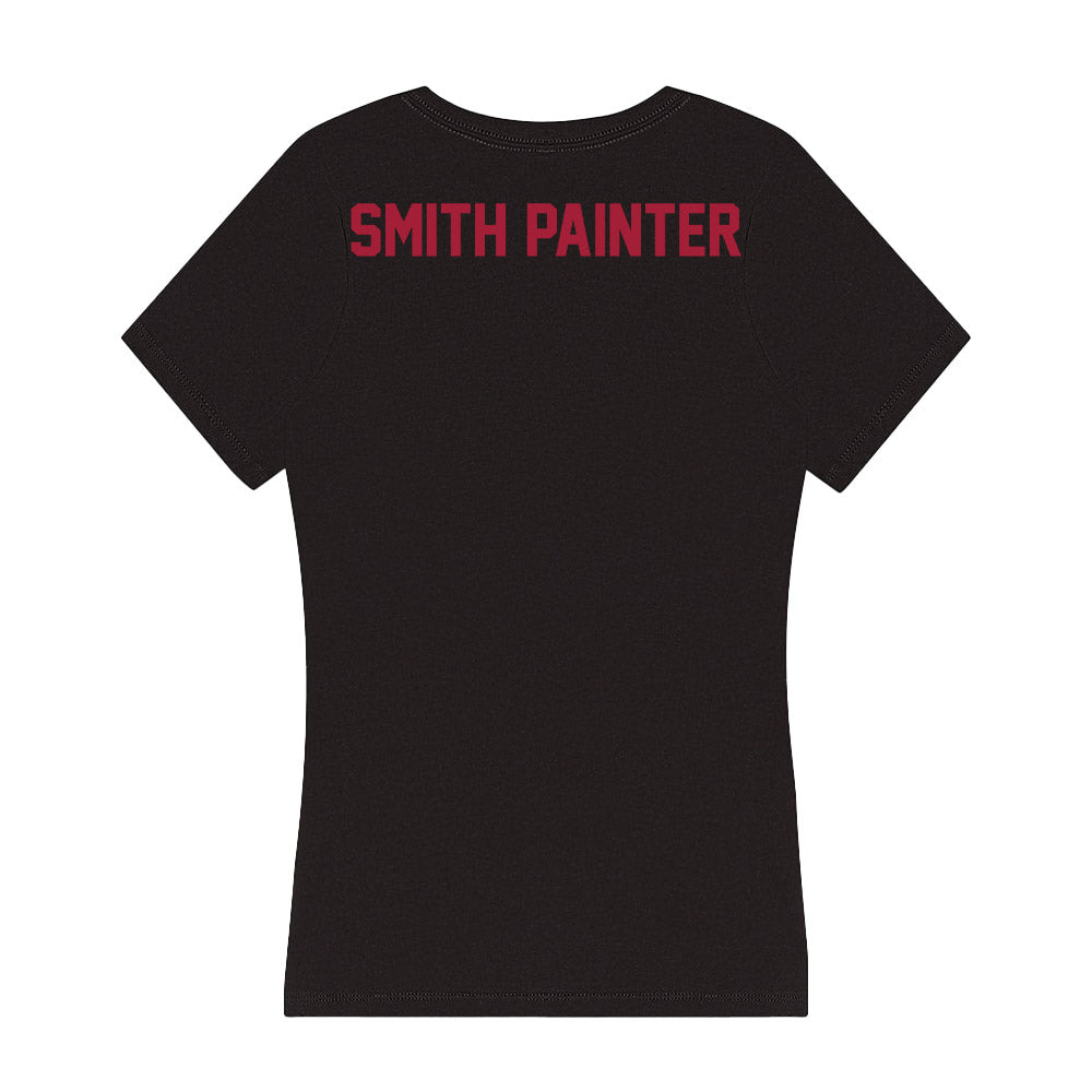 Alabama - Women's Golf Alumni : Sharon Smith Painter - Women's V-Neck T-Shirt-1