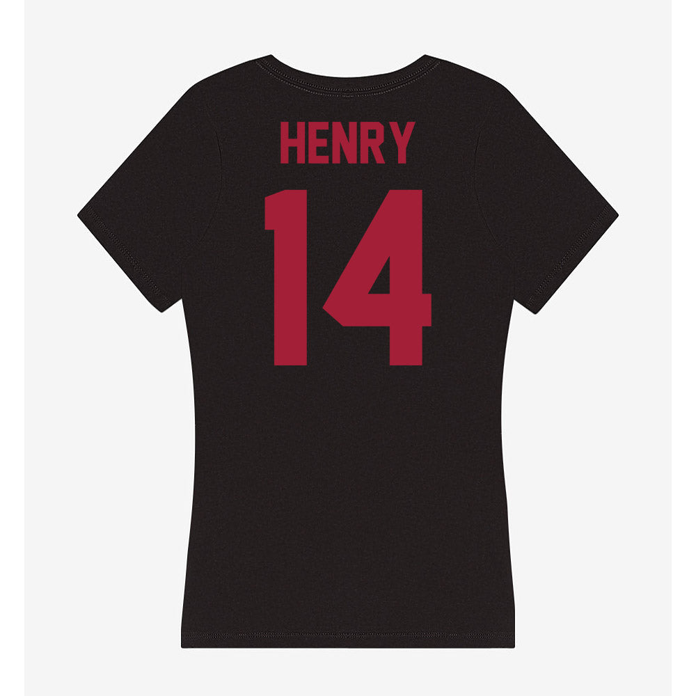 Alabama - NCAA Football : Fatutoa Henry - Women's V-Neck T-Shirt-3