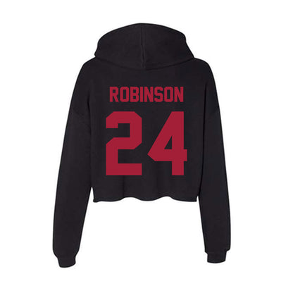 Alabama - Baseball Alumni : Kolby Robinson - Women's Crop Fleece Hoodie-1