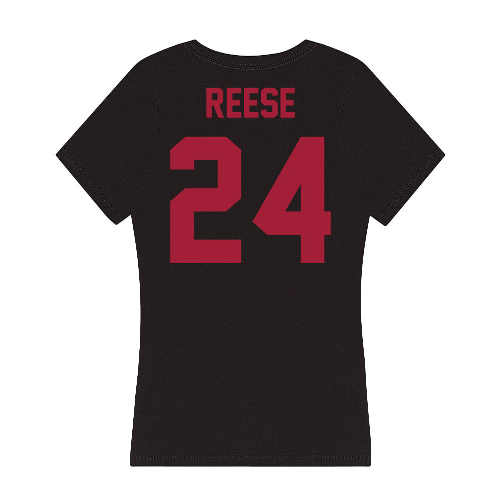 Alabama - Men's Basketball Alumni : Jason Reese - Women's V-Neck T-Shirt-1