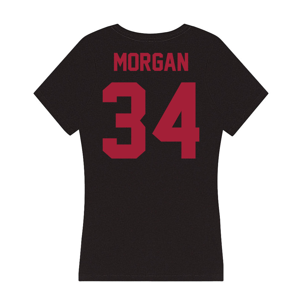 Alabama - Softball Alumni : Charlotte Morgan - Women's V-Neck T-Shirt-1