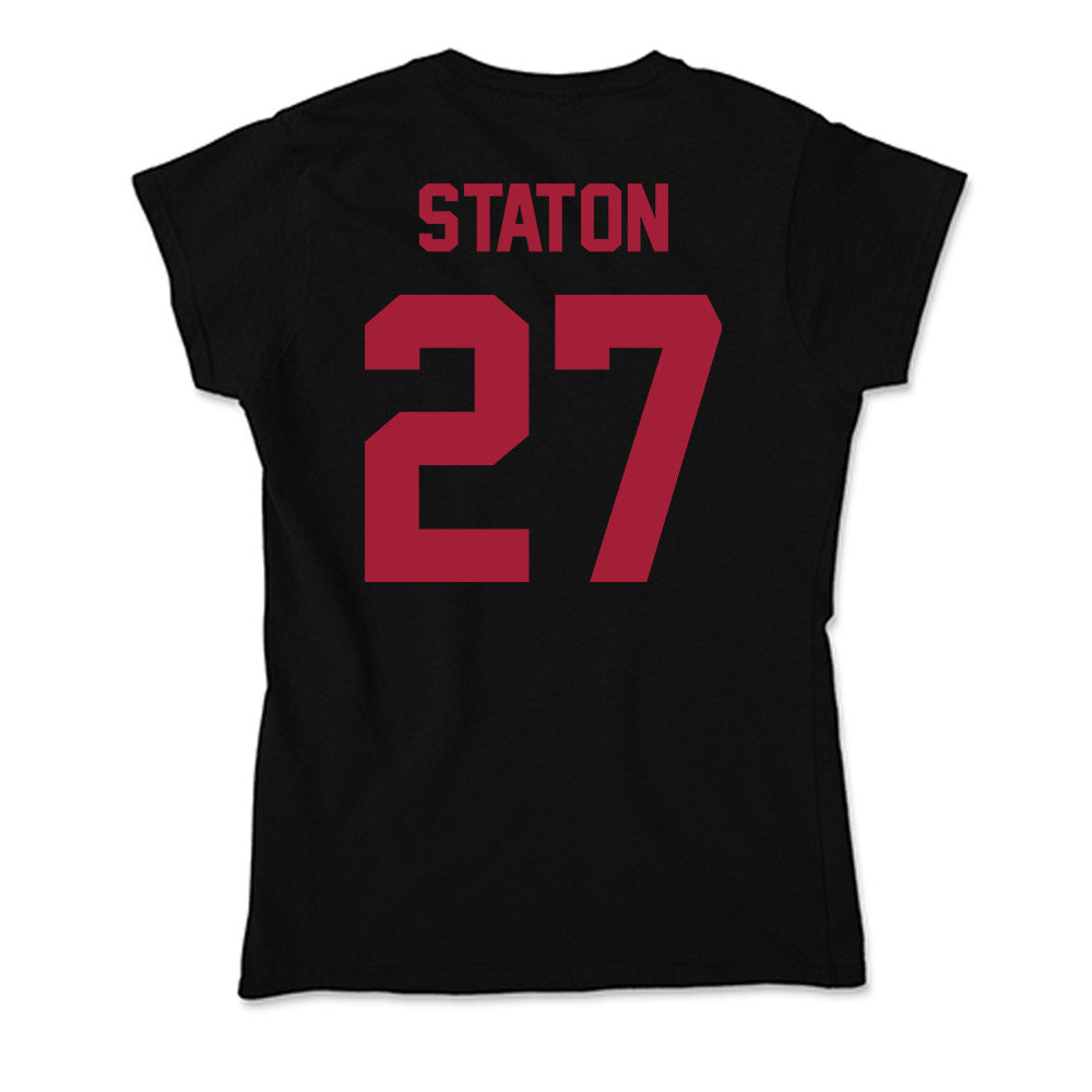 Alabama - Baseball Alumni : Garrett Staton - Soft Style Women’s T-Shirt-1