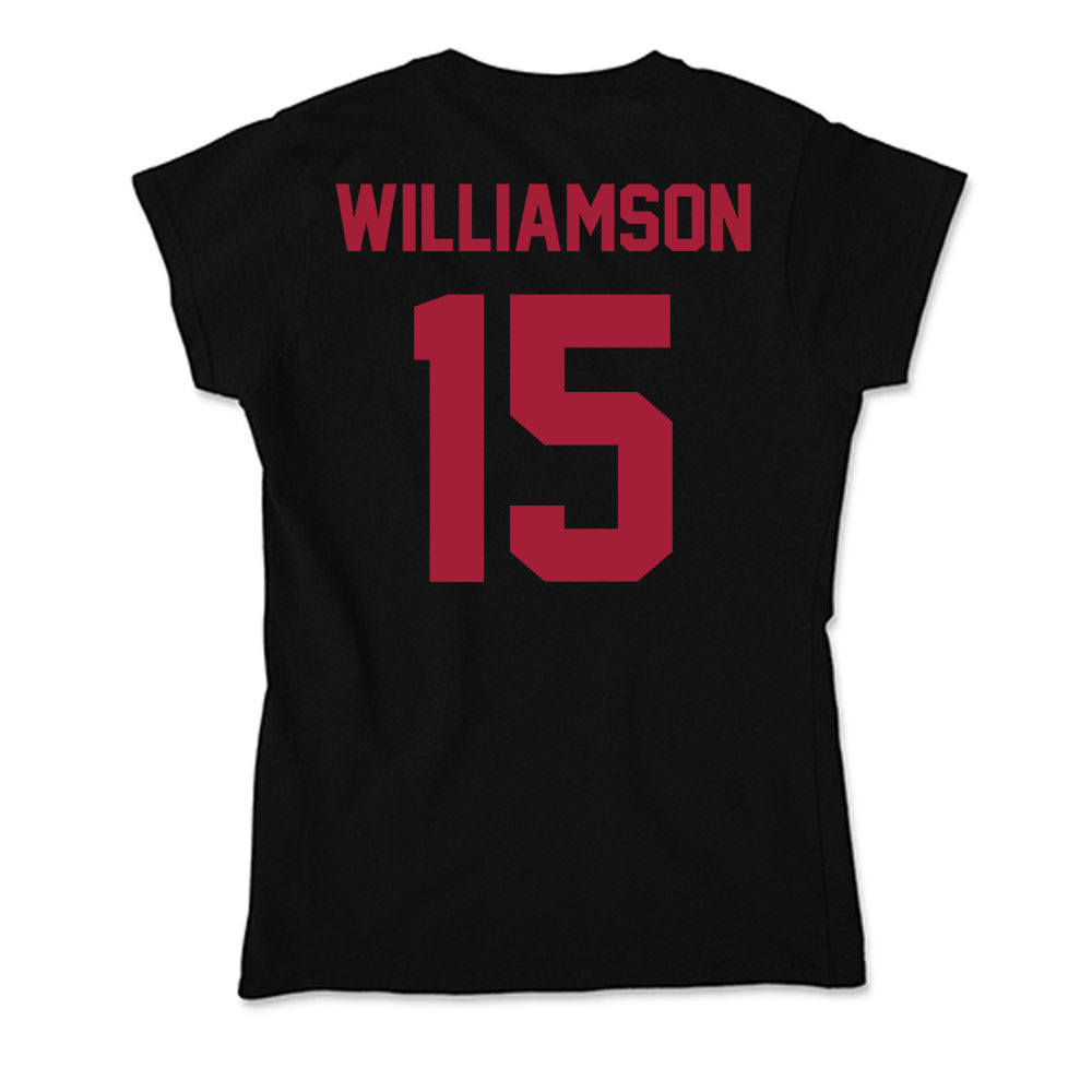 Alabama - NCAA Men's Basketball : Noah Williamson - Soft Style Women’s T-Shirt-1