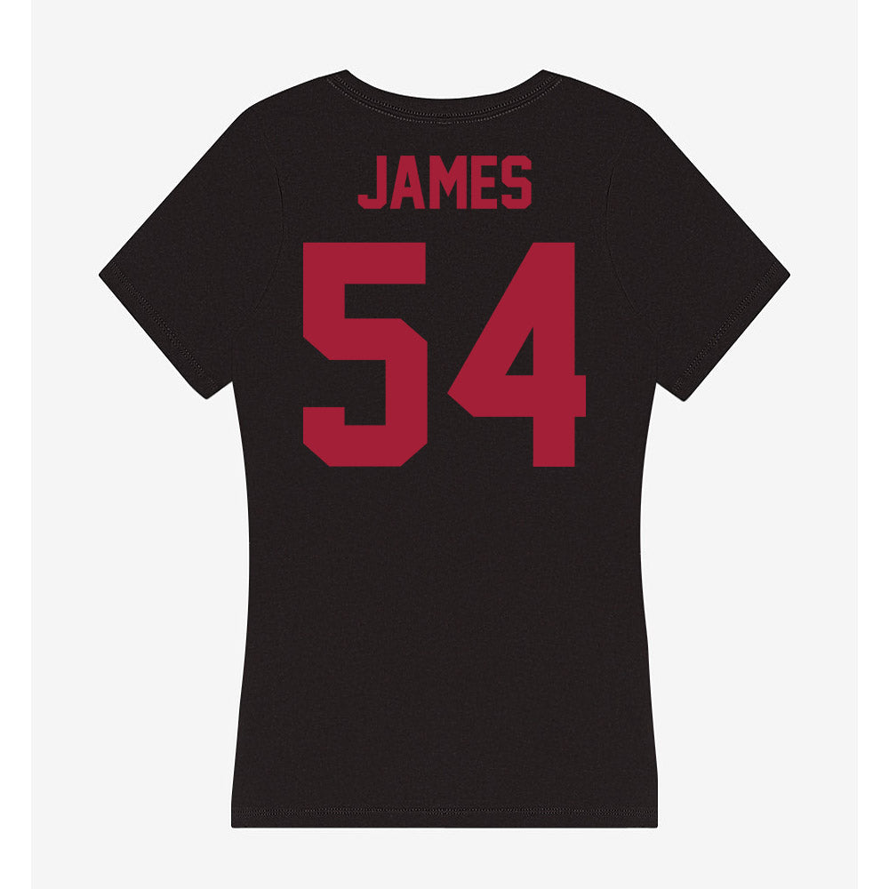 Alabama - NCAA Football : Jayvin James - Women's V-Neck T-Shirt-1