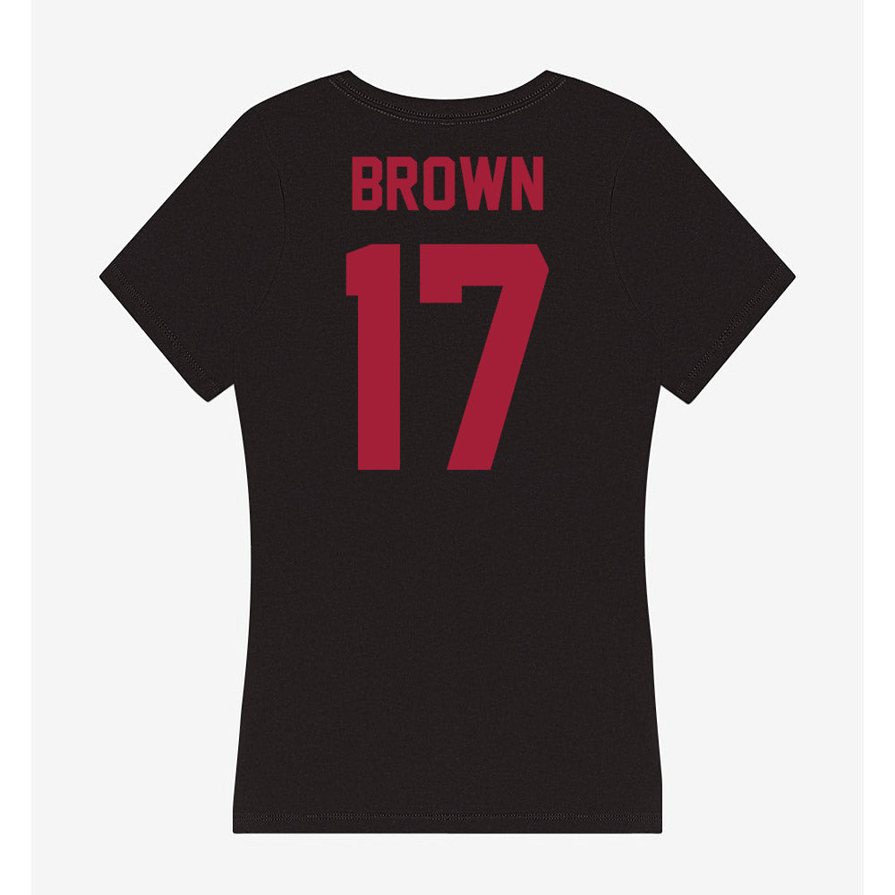 Alabama - NCAA Football : Trae'shawn Brown - Women's V-Neck T-Shirt-1