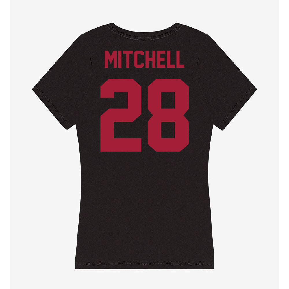 Alabama - NCAA Baseball : Sam Mitchell - Women's V-Neck T-Shirt-2