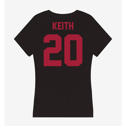 Alabama - NCAA Football : Khalifa Keith - Women's V-Neck T-Shirt-1