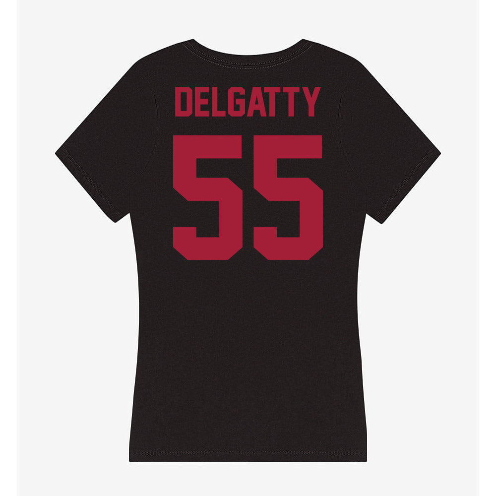 Alabama - NCAA Football : Racin Delgatty - Women's V-Neck T-Shirt-1