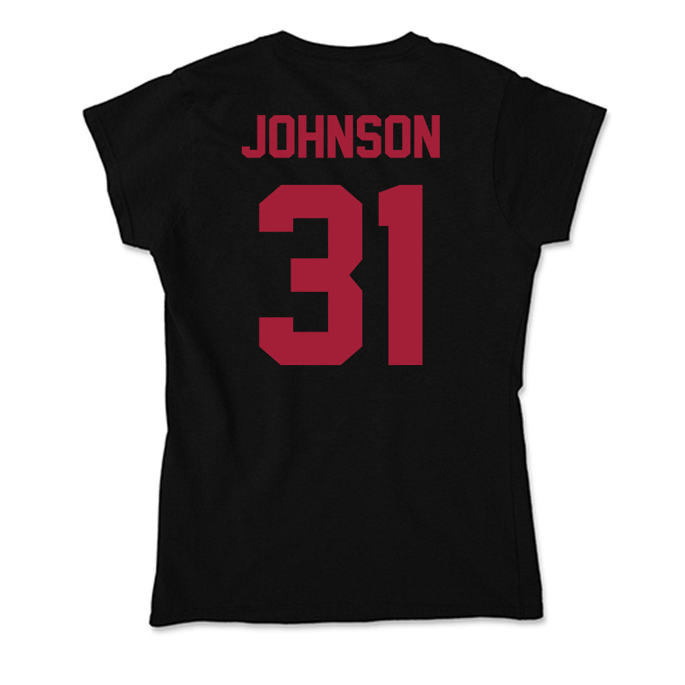 Alabama - Football Alumni : Kelly Johnson - Soft Style Women’s T-Shirt-1