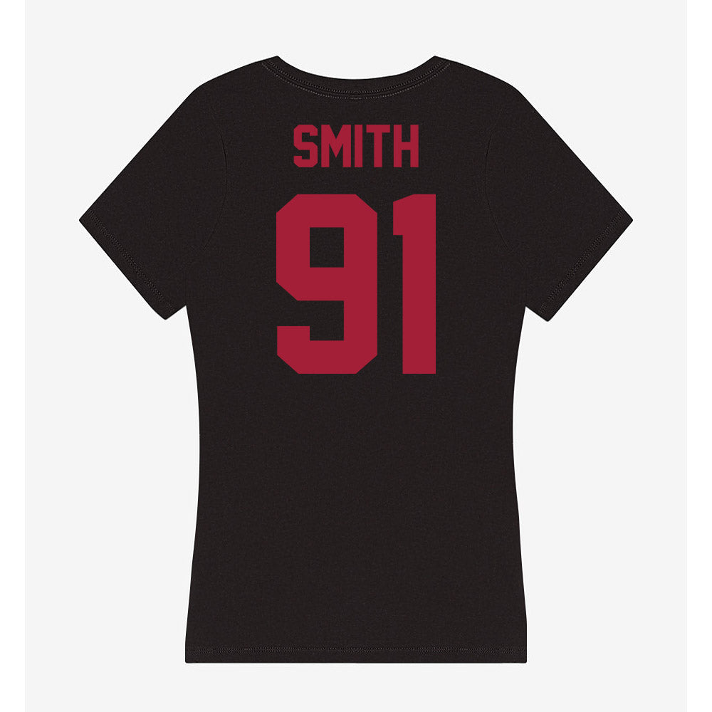Alabama - NCAA Football : Caleb Smith - Women's V-Neck T-Shirt-1