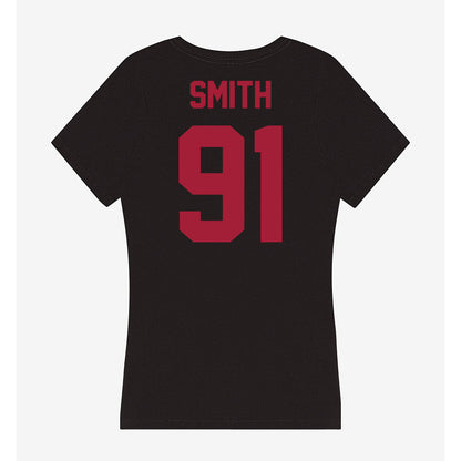 Alabama - NCAA Football : Caleb Smith - Women's V-Neck T-Shirt-1