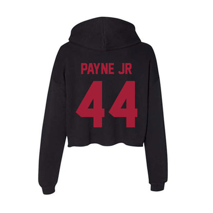 Alabama - NCAA Football : Damon Payne Jr - Women's Crop Fleece Hoodie-1