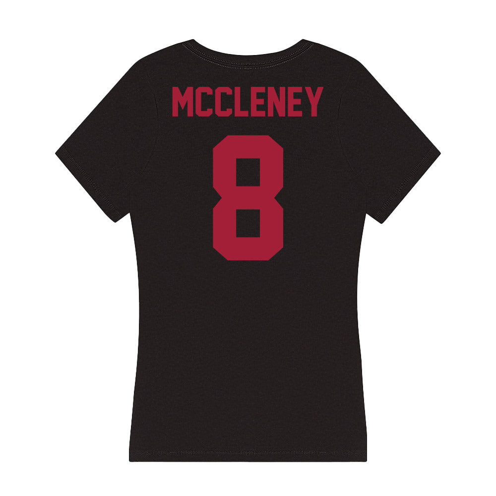 Alabama - Softball Alumni : Haylie McCleney - Women's V-Neck T-Shirt-1