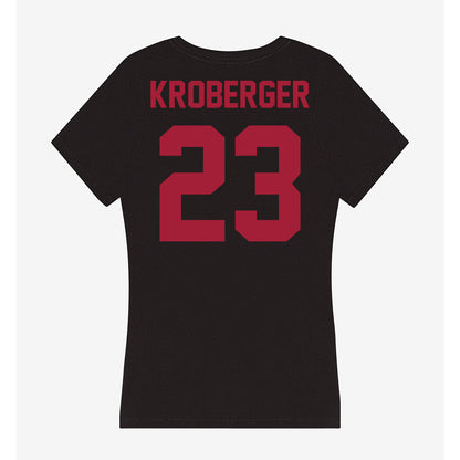 Alabama - NCAA Baseball : Chase Kroberger - Women's V-Neck T-Shirt-2