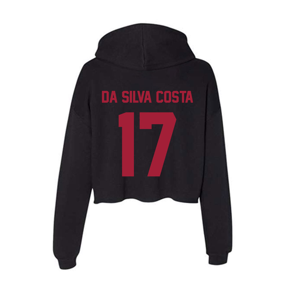 Alabama - NCAA Women's Basketball : Lourdes Da Silva Costa - Women's Crop Fleece Hoodie-1