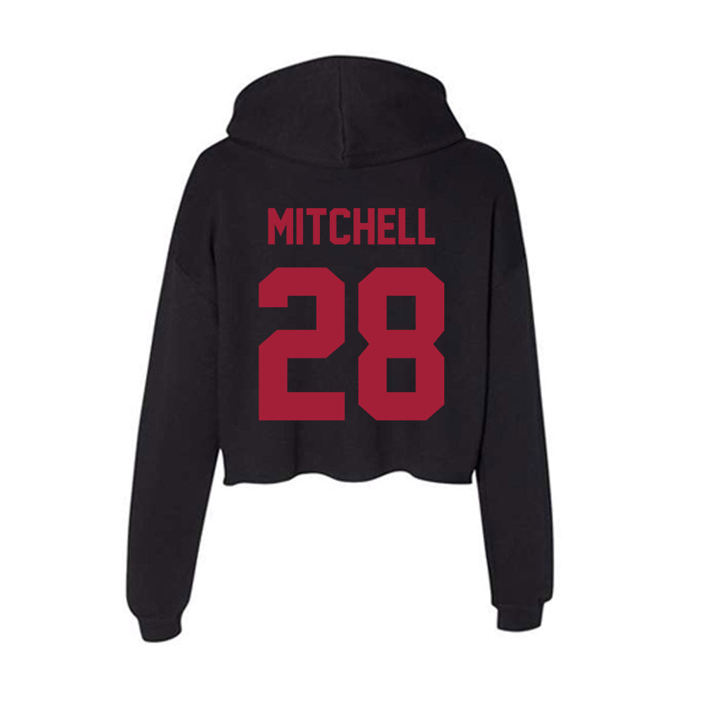 Alabama - NCAA Baseball : Sam Mitchell - Women's Crop Fleece Hoodie-1
