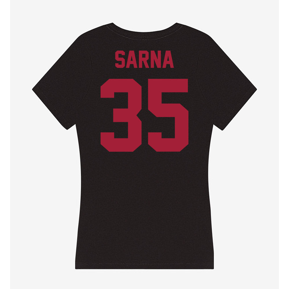 Alabama - NCAA Baseball : Owen Sarna - Women's V-Neck T-Shirt-3