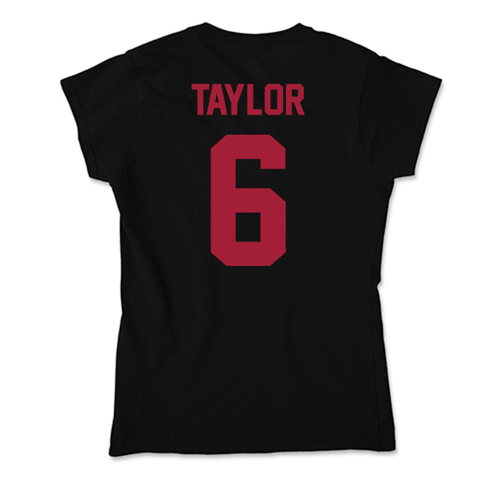 Alabama - NCAA Baseball : Evan Taylor - Soft Style Women’s T-Shirt-1