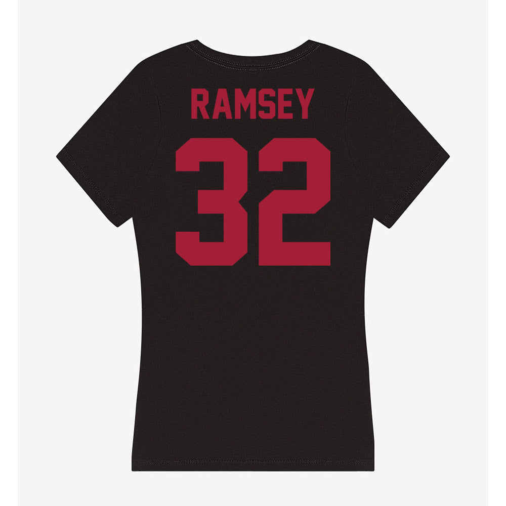 Alabama - NCAA Women's Basketball : Alancia Ramsey - Women's V-Neck T-Shirt-3