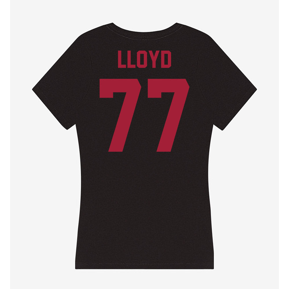 Alabama - NCAA Football : Jackson Lloyd - Women's V-Neck T-Shirt-1
