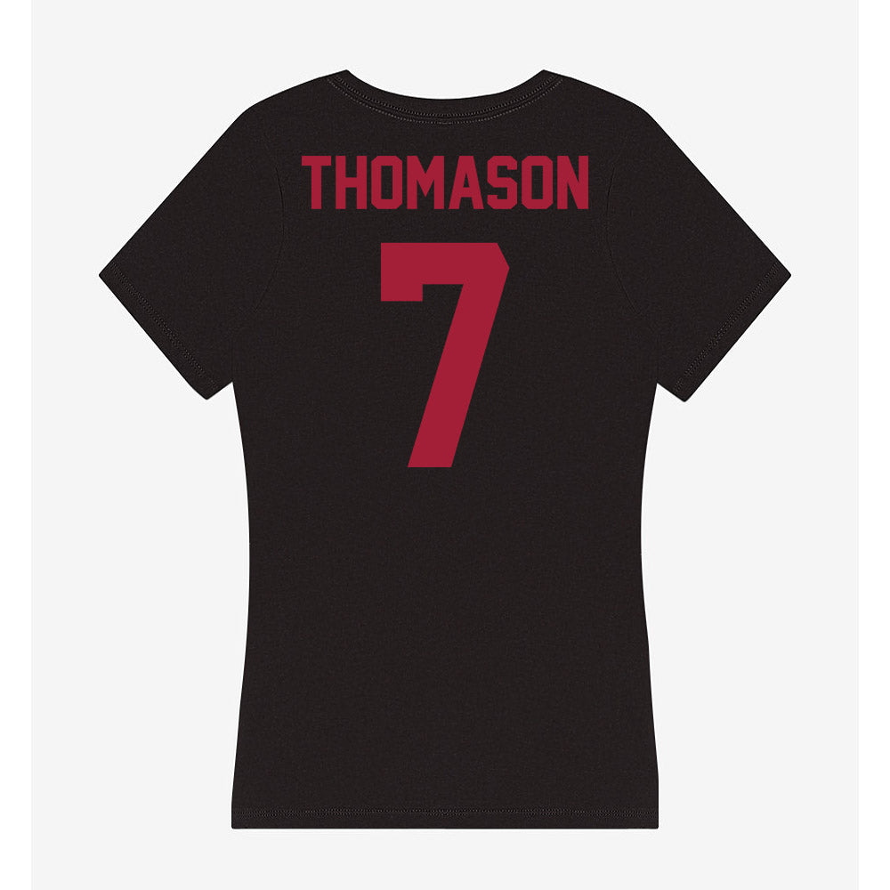 Alabama - NCAA Women's Soccer : Larkin Thomason - Women's V-Neck T-Shirt-2