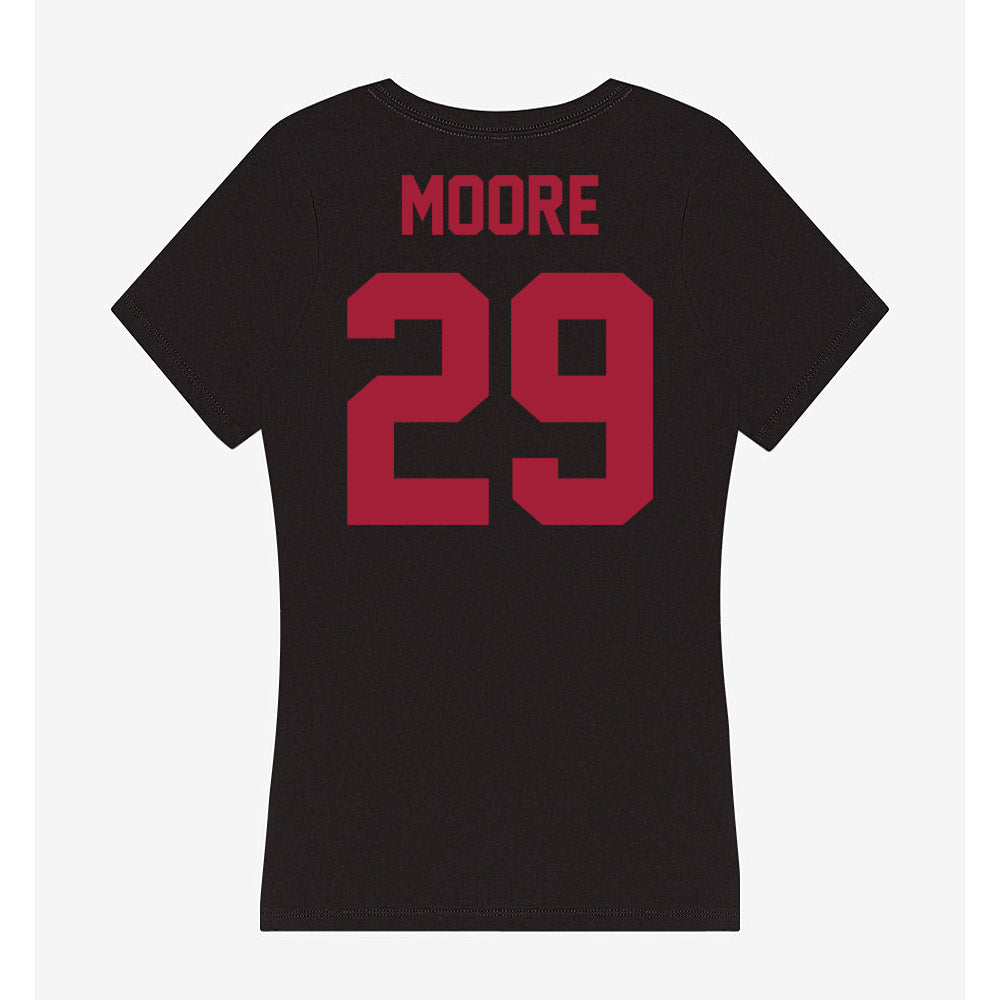 Alabama - NCAA Football : Fredrick Moore - Women's V-Neck T-Shirt-1