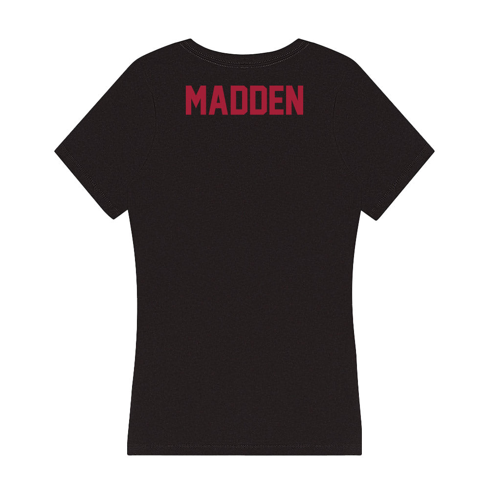 Alabama - Men's Swimming & Diving Alumni : Carl Madden - Women's V-Neck T-Shirt-1