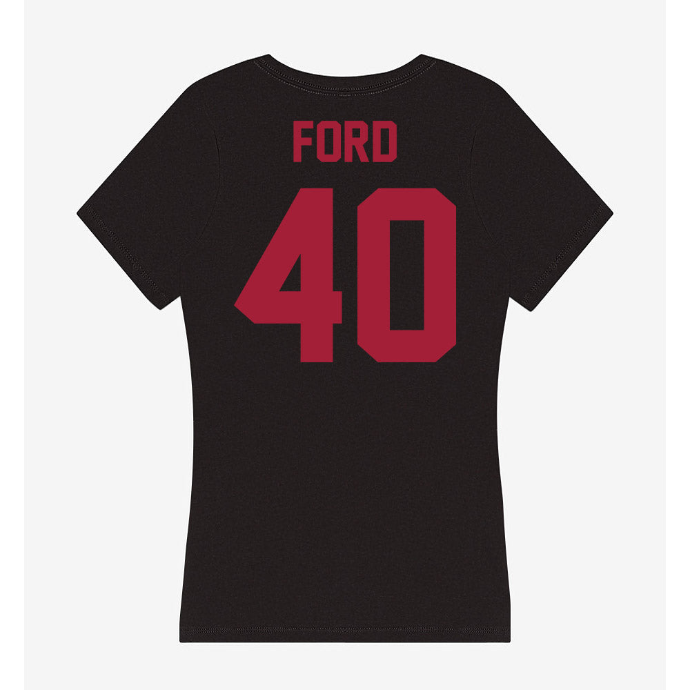 Alabama - NCAA Football : Josh Ford - Women's V-Neck T-Shirt-1