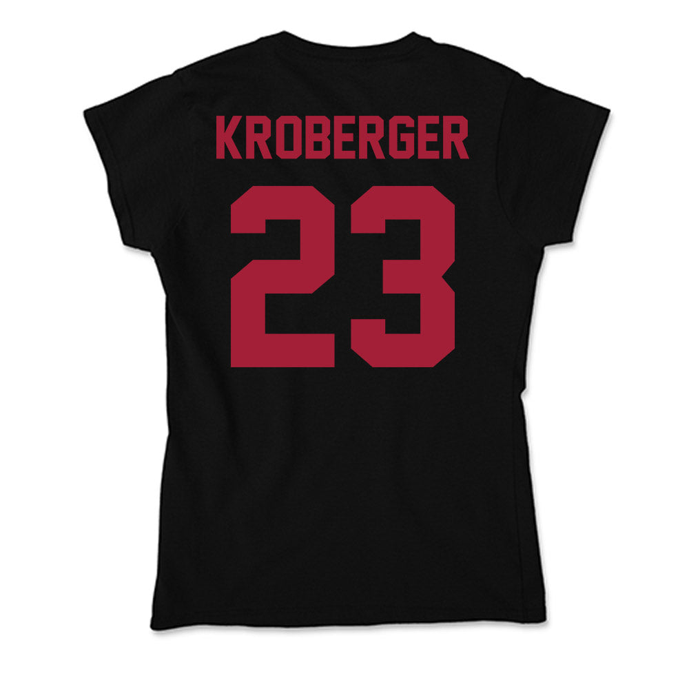 Alabama - NCAA Baseball : Chase Kroberger - Soft Style Women’s T-Shirt-1